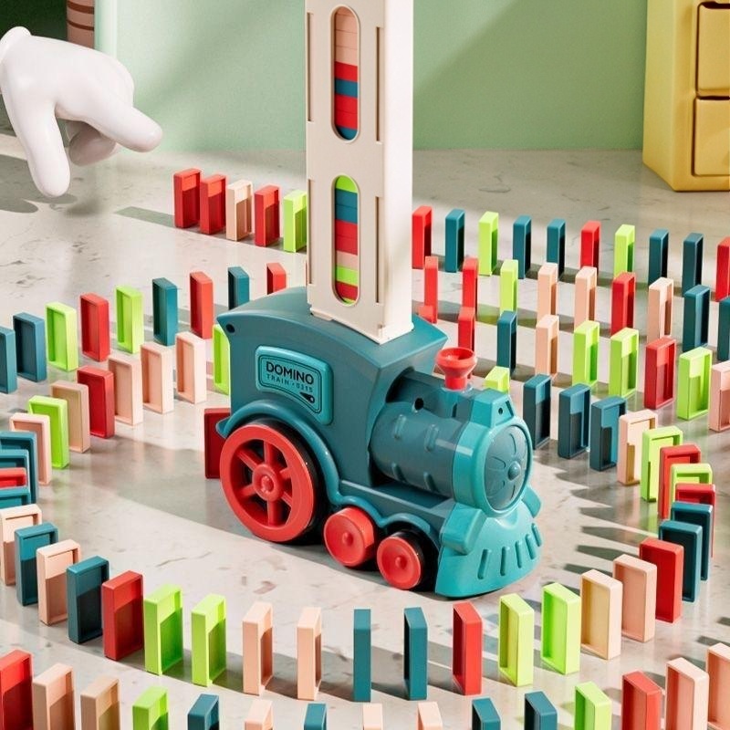 Party Games Phone - Indoor Domino Trein Automatische Kaartlanceerder Elektrische