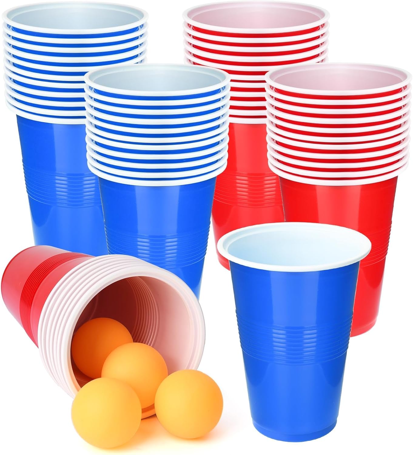 Party Games Jenga - 60 Packs 16 Oz Plastic Party
