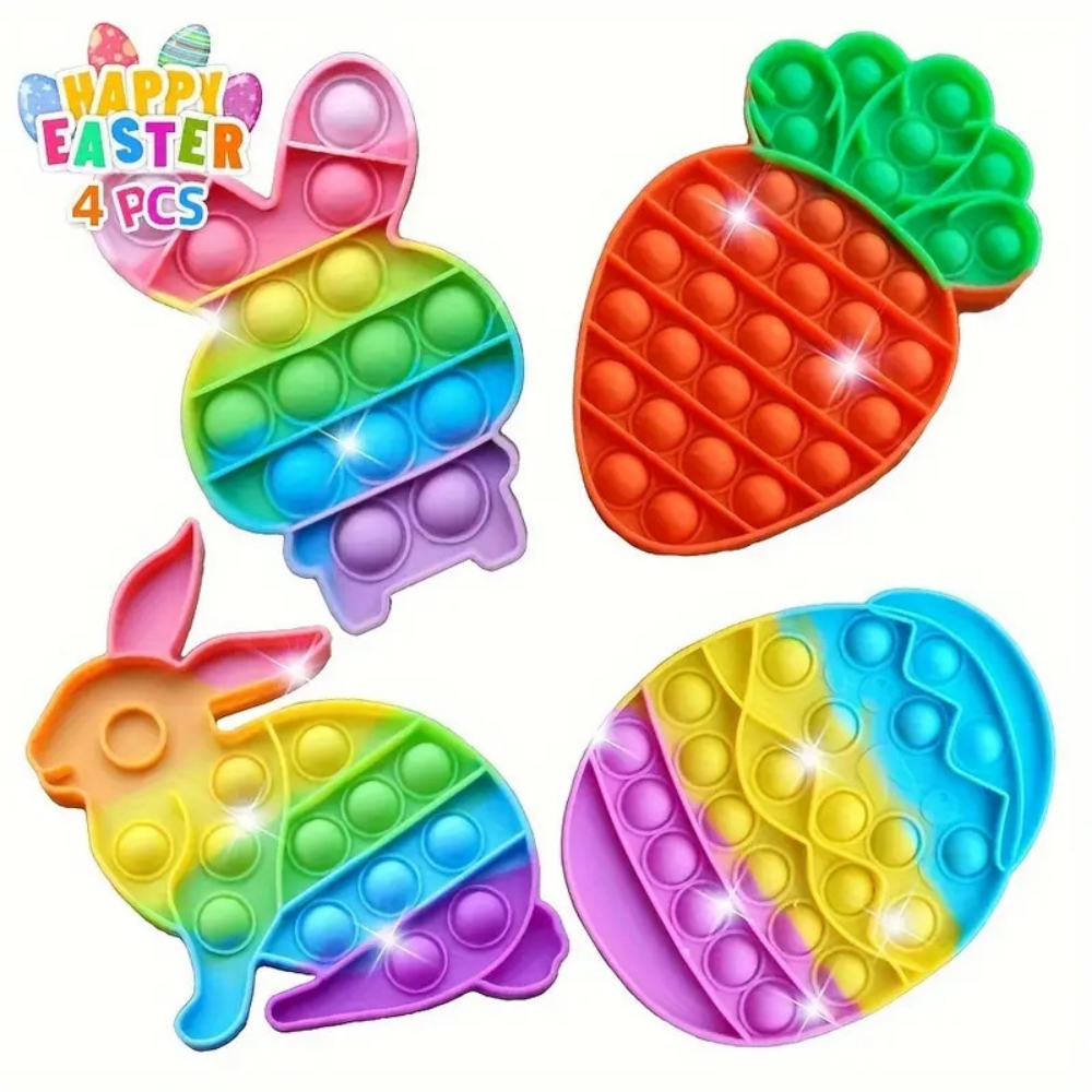 Party Games Egg - Set van 4 Paashaas Eieren Wortel