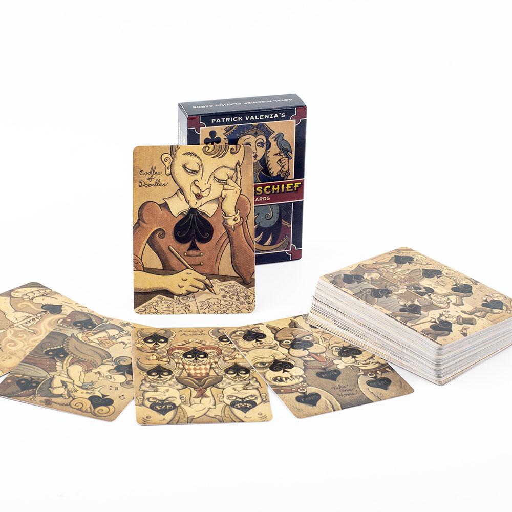 Party Games Console - Royal Mischief Speelkaarten 54 Stuks Tafelblad