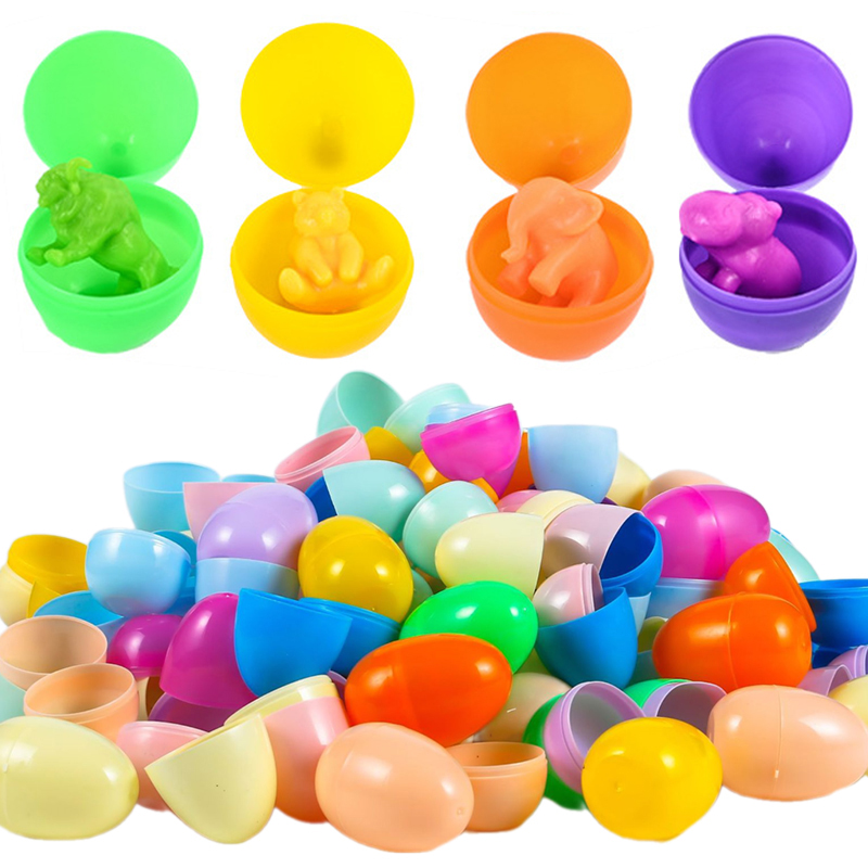Party Games Egg - 12/24 Stuks Lege Paaseieren Plastic Invulbare