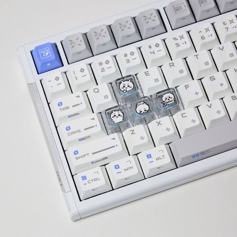 Party Games Pc - Chiikawa 4 stuks handgemaakte transparante pc-keycaps