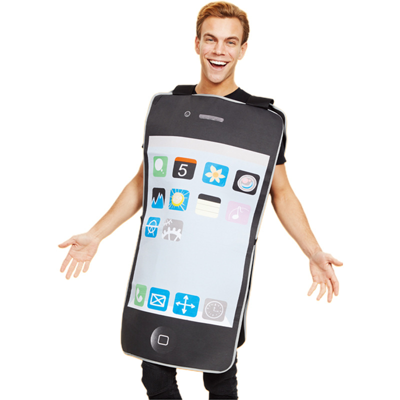 Party Games Phone - Cosplay Volwassen Mobiele Telefoon Spelen Pak