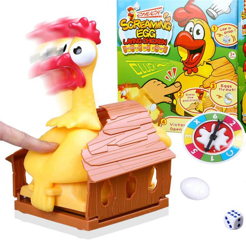 Party Games Egg - Grappige Lucky Chicken Eieren leggen Speelgoed