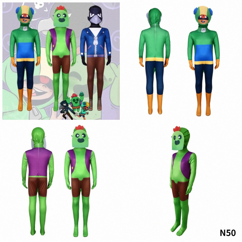 Party Games Kids - 2026 Brawl Jumpsuit Met Hoofddeksel Cosplay