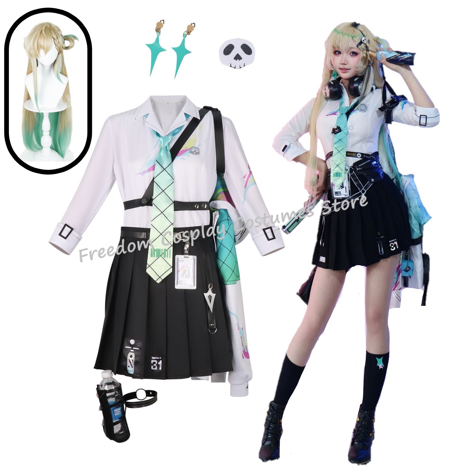 Party Games School - Game Wuthering Waves Lynae Cosplay kostuum