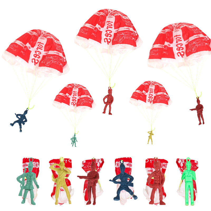 Party Games Gender Reveal - 10 stks Plastic Uitwerpen Parachute Speelgoed