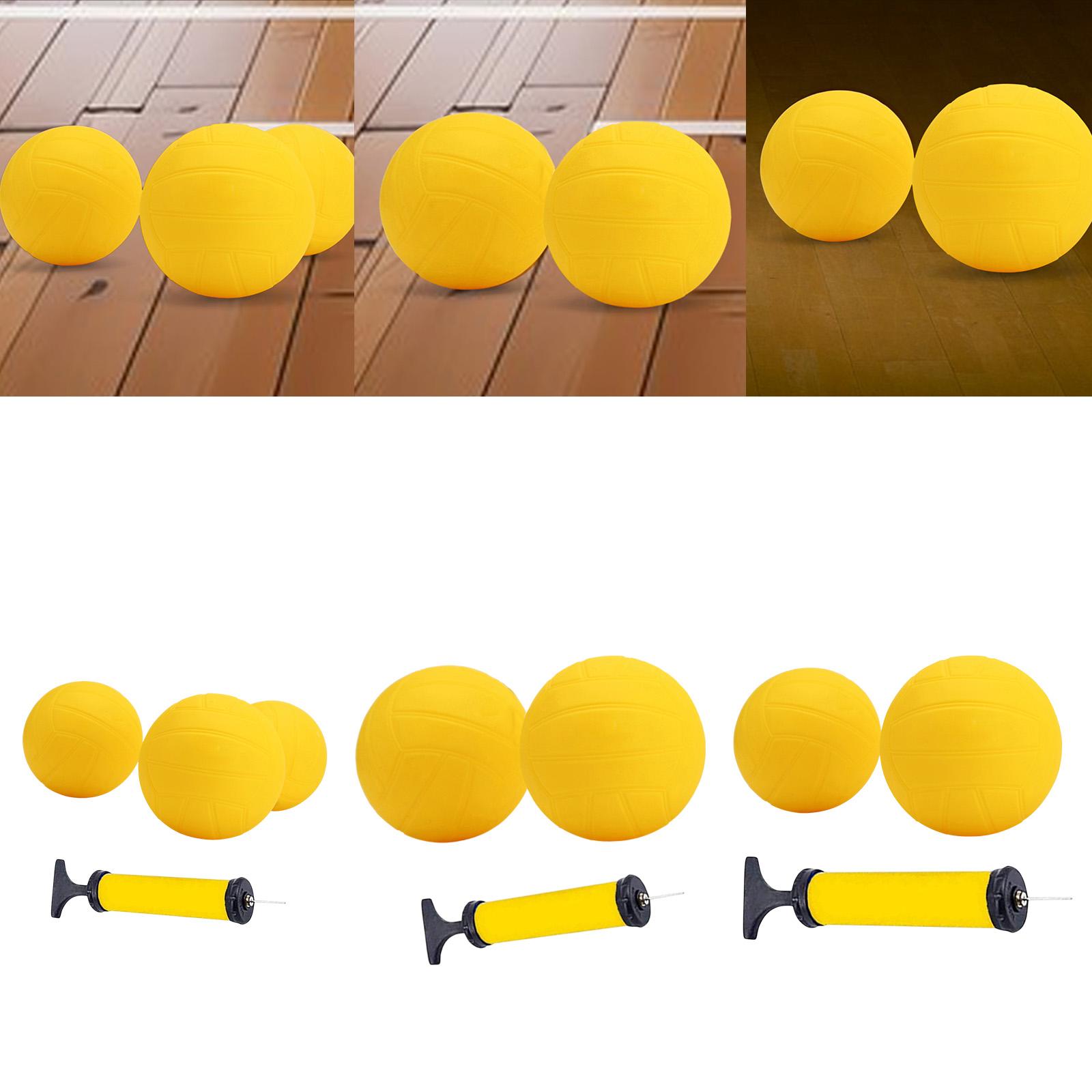 Spike Ball Game - Opblaasbare mini volleybal gele PVC zachte
