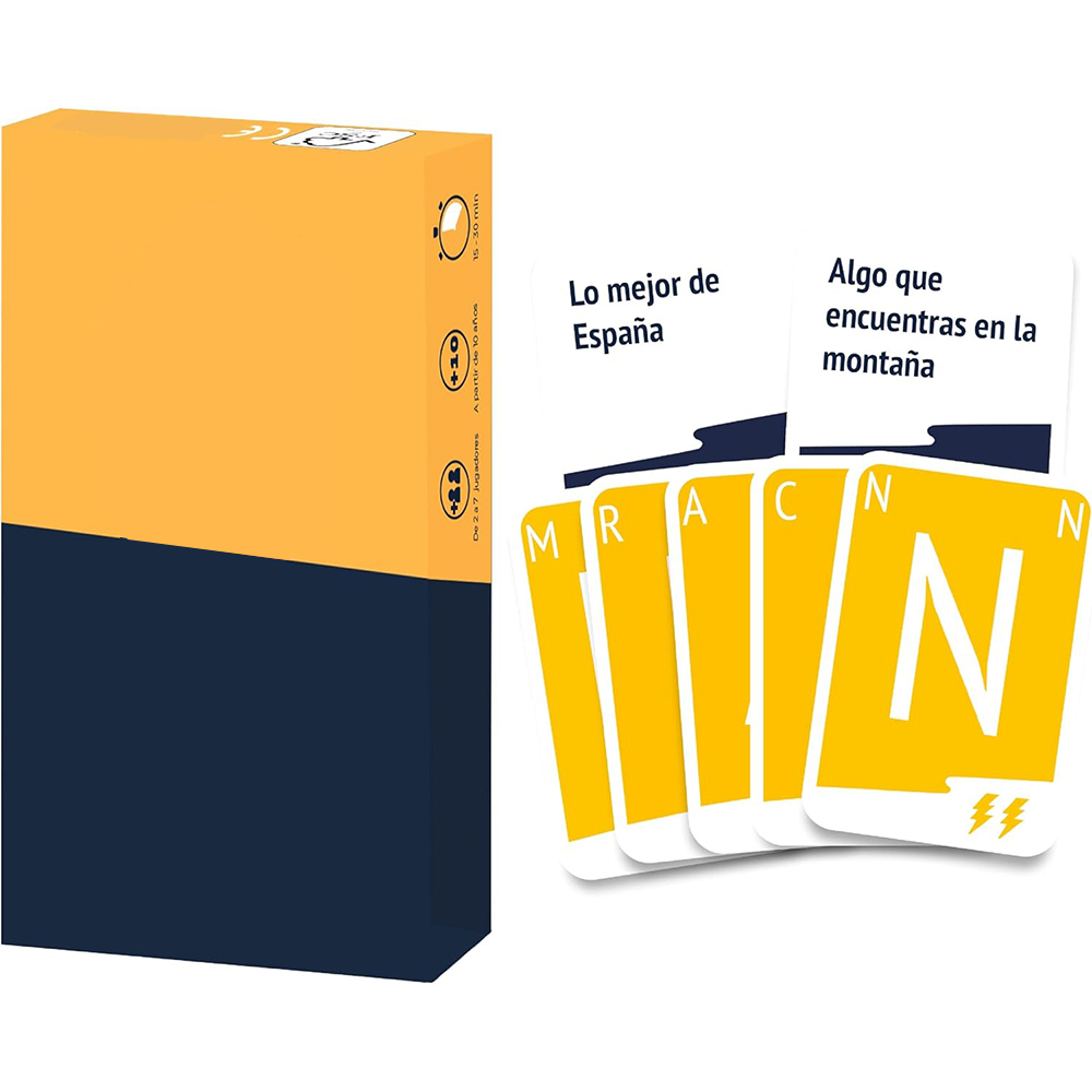 Party Games Console - Snel woordkaartspel Snel denken Partyspel Letters
