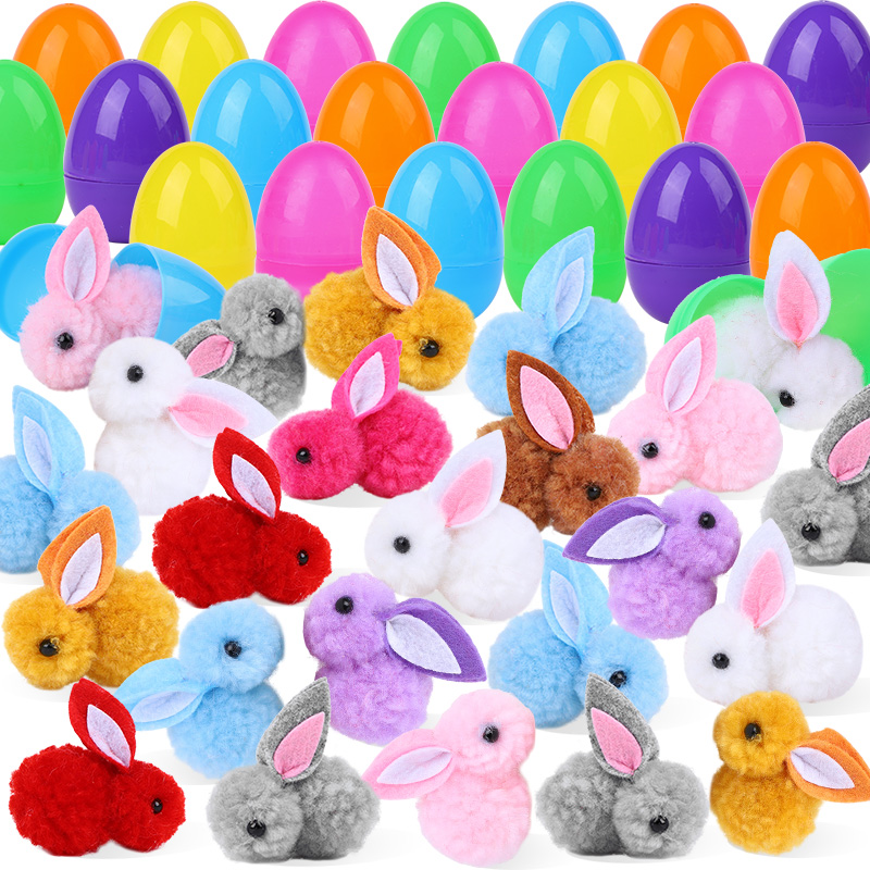 Party Games Egg - 24/48 Stuks Leuke Paasei Met Konijn