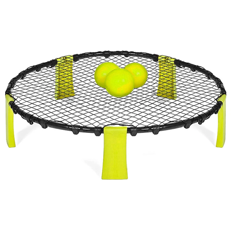 Spike Ball Game - Beachvolleybalbalspel Volleybalnet Buitensporten voor teams Fitnessapparatuur