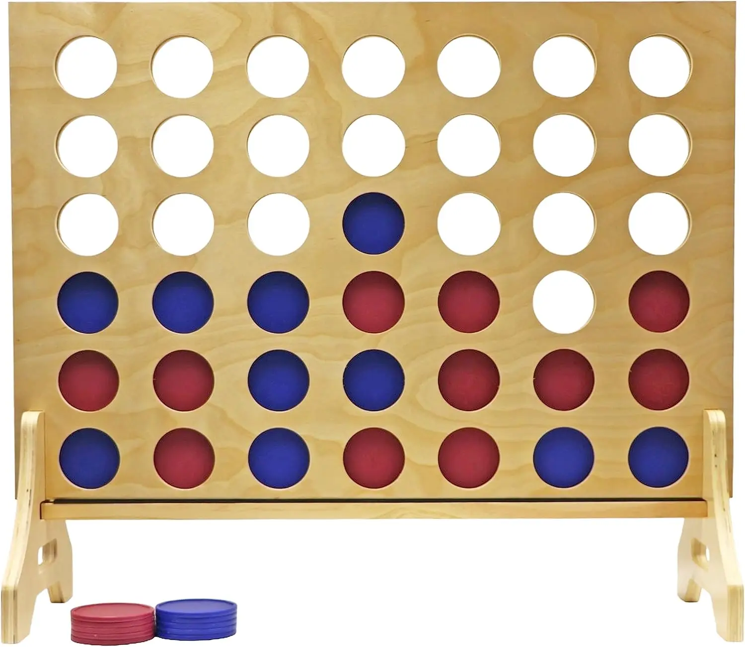Party Games Adults Indoor - Gigantisch Vier-op-een-Rij Spel voor Gezin &
