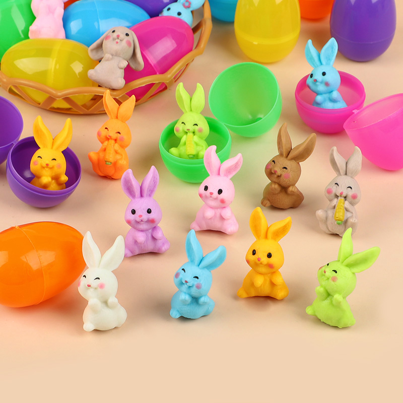 24 stuks paaseieren met konijn - Party Games Egg recensie en prijs
