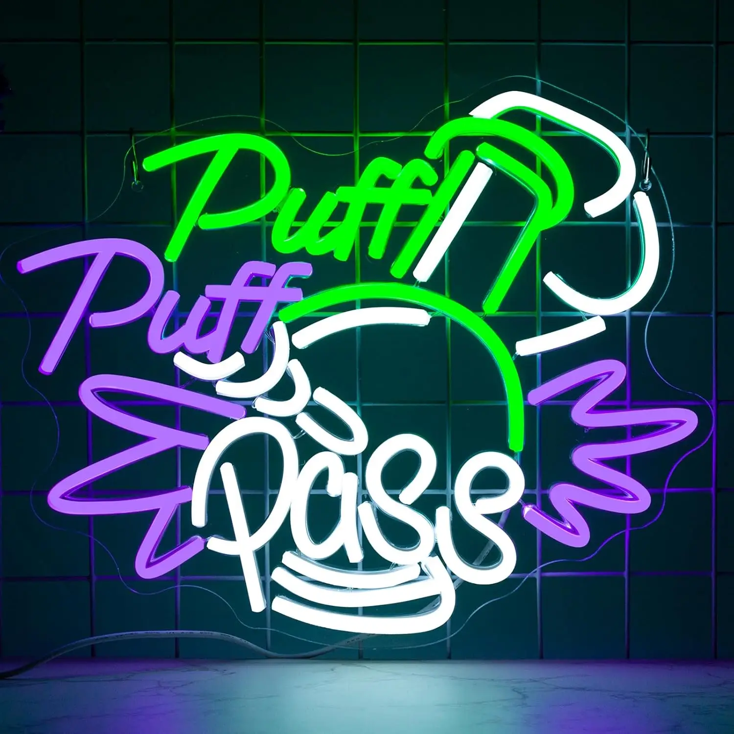 Puff Puff Pass Neon Sign Dimba - Party Games Game Pass recensie en prijs