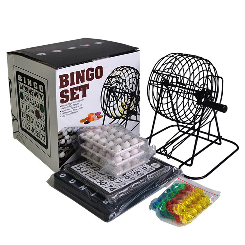 Bingo Loterij Machine Stalen B - Party Games For Adults Large Group recensie en prijs
