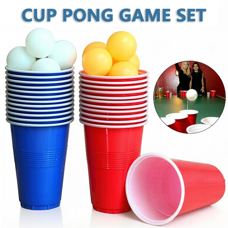 Bierpong-spelset & partybekers - Party Games Jenga recensie en prijs