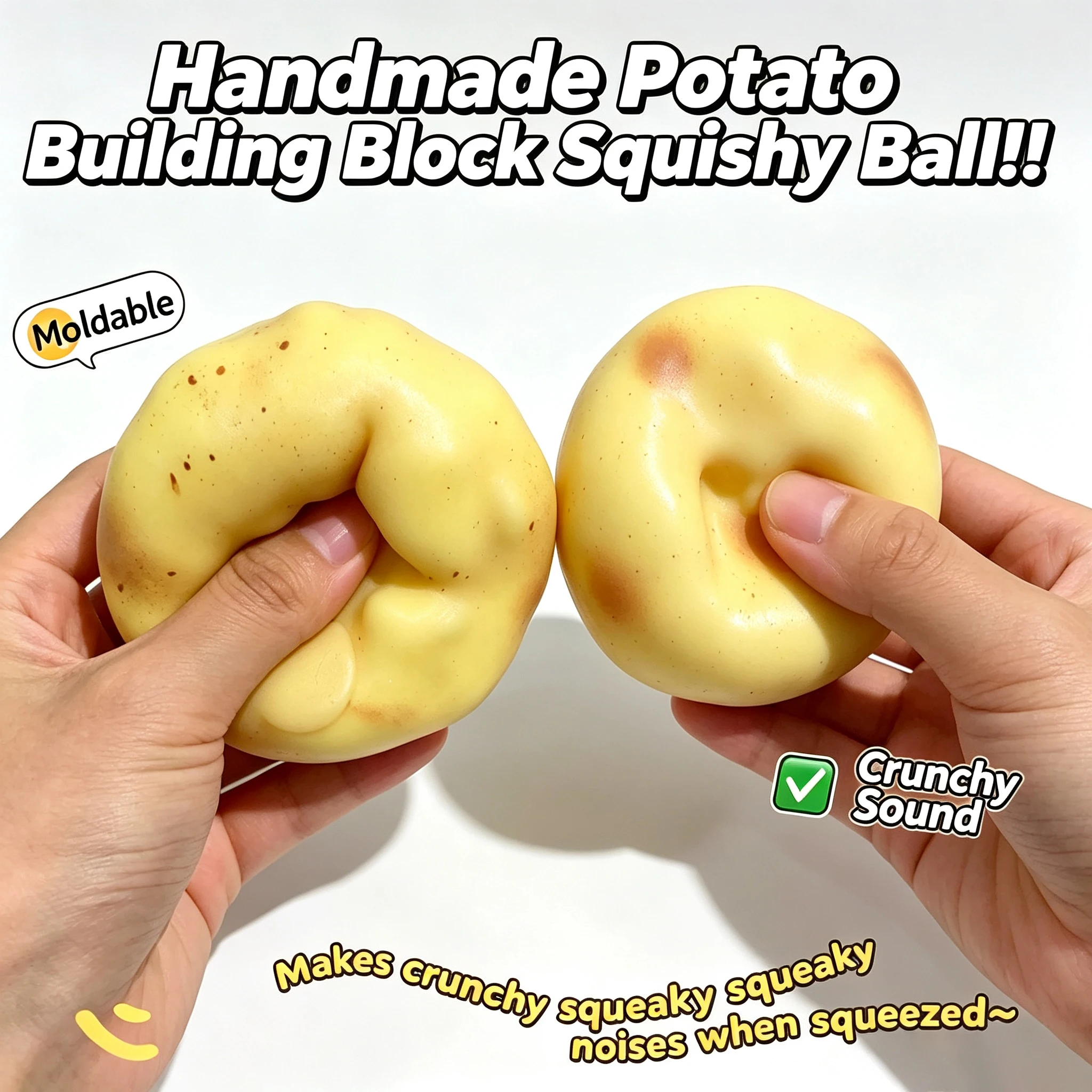 Knapperige Aardappel Squishy S - Party Games Questions recensie en prijs