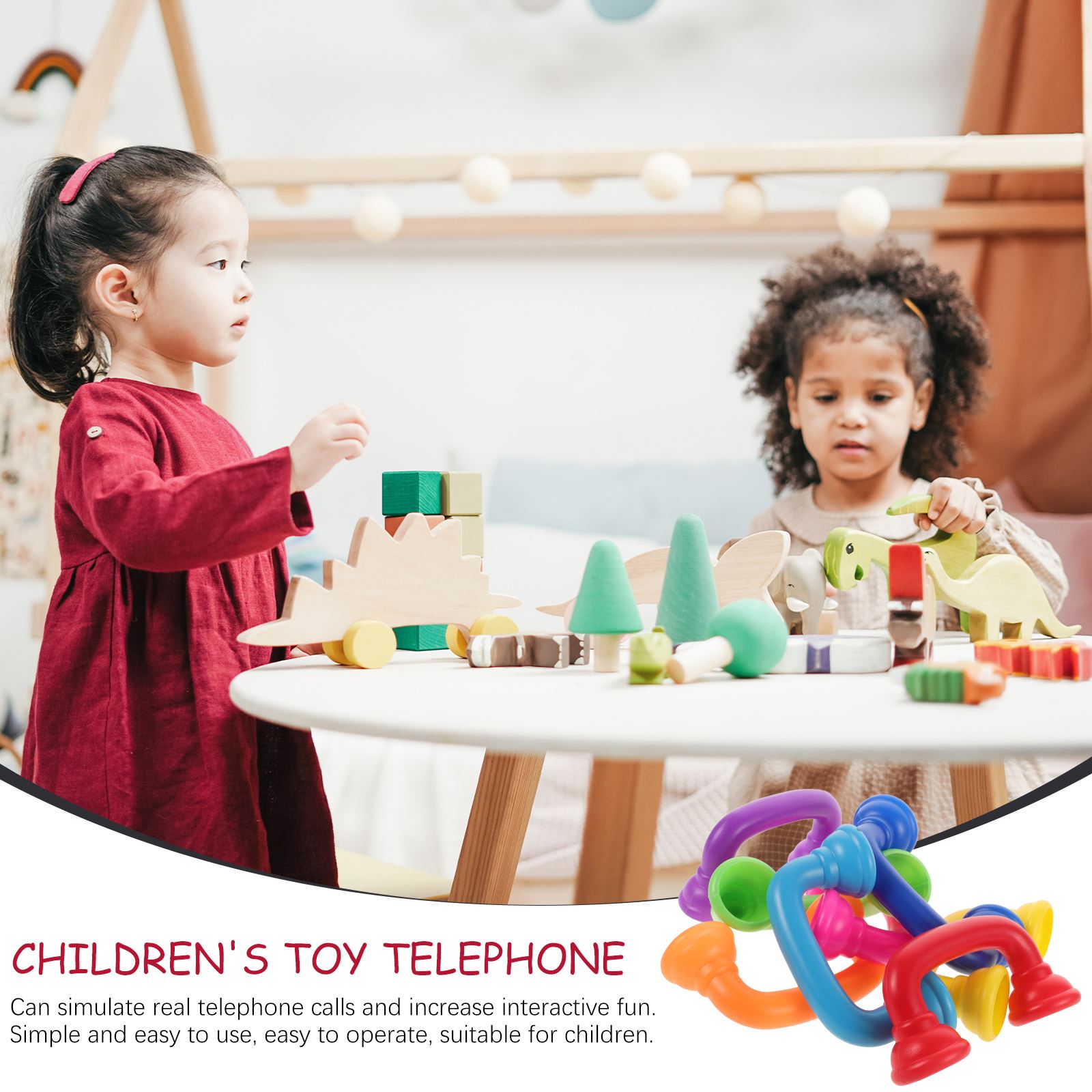 8 Stuks Peuter Fluister Telefo - Party Games Phone recensie en prijs