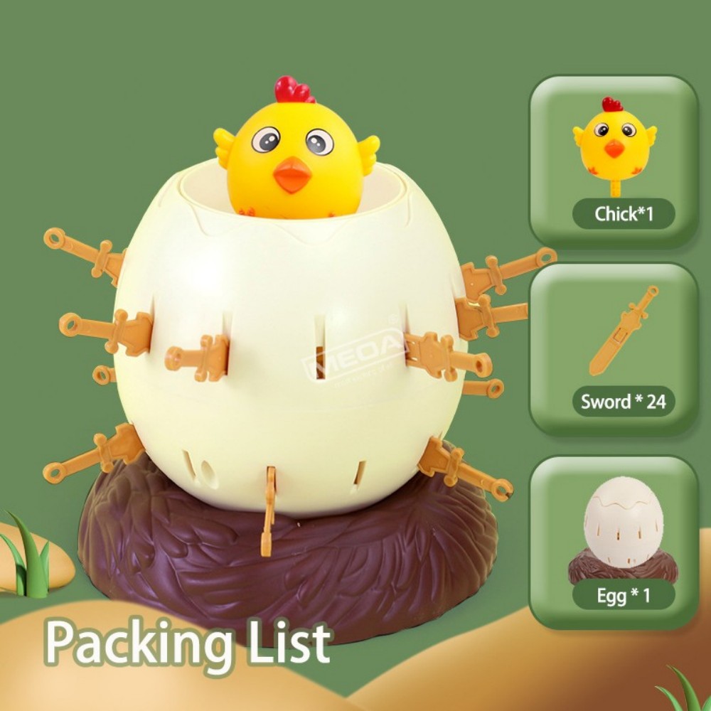 Pop-up kippen-ei-vat-spel Grap - Party Games Egg recensie en prijs