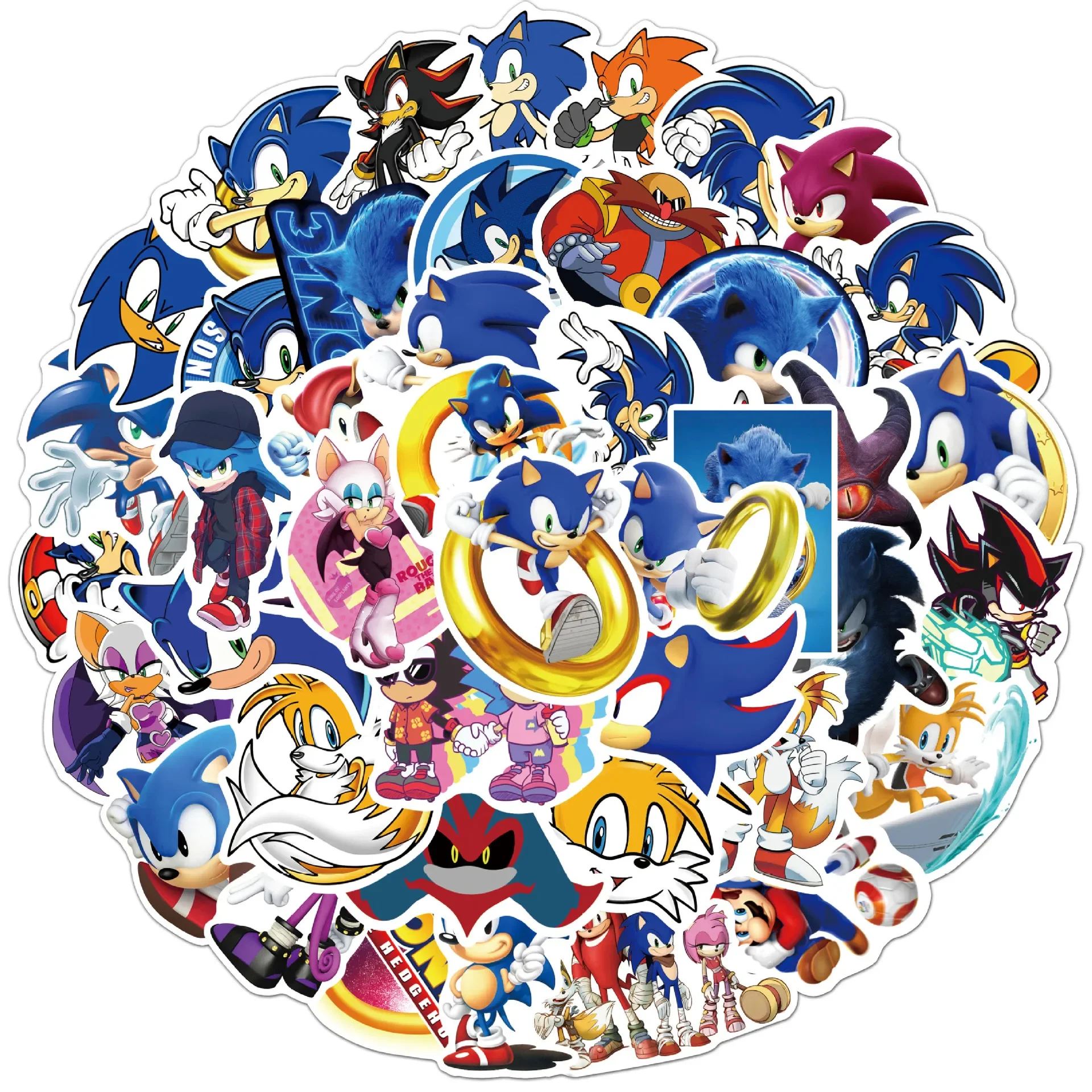 50 stuks Flash Anime Stickers  - Party Games Phone recensie en prijs