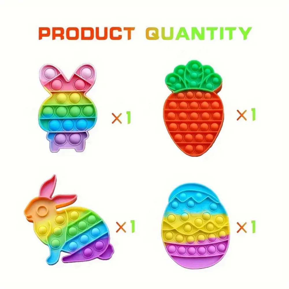 Set van 4 Paashaas Eieren Wort - Party Games Egg recensie en prijs