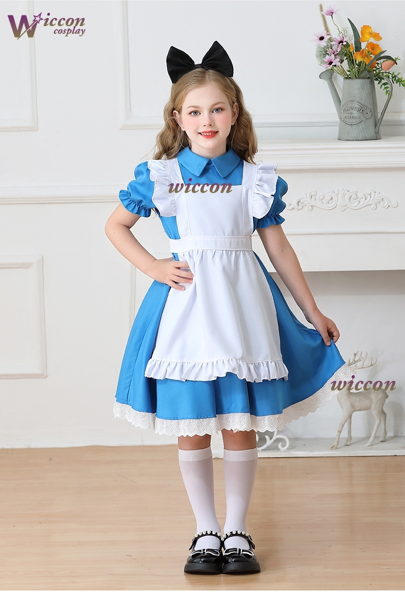 Kinderen Meisjes Blauw Alice i - Party Games Alice In Wonderland recensie en prijs