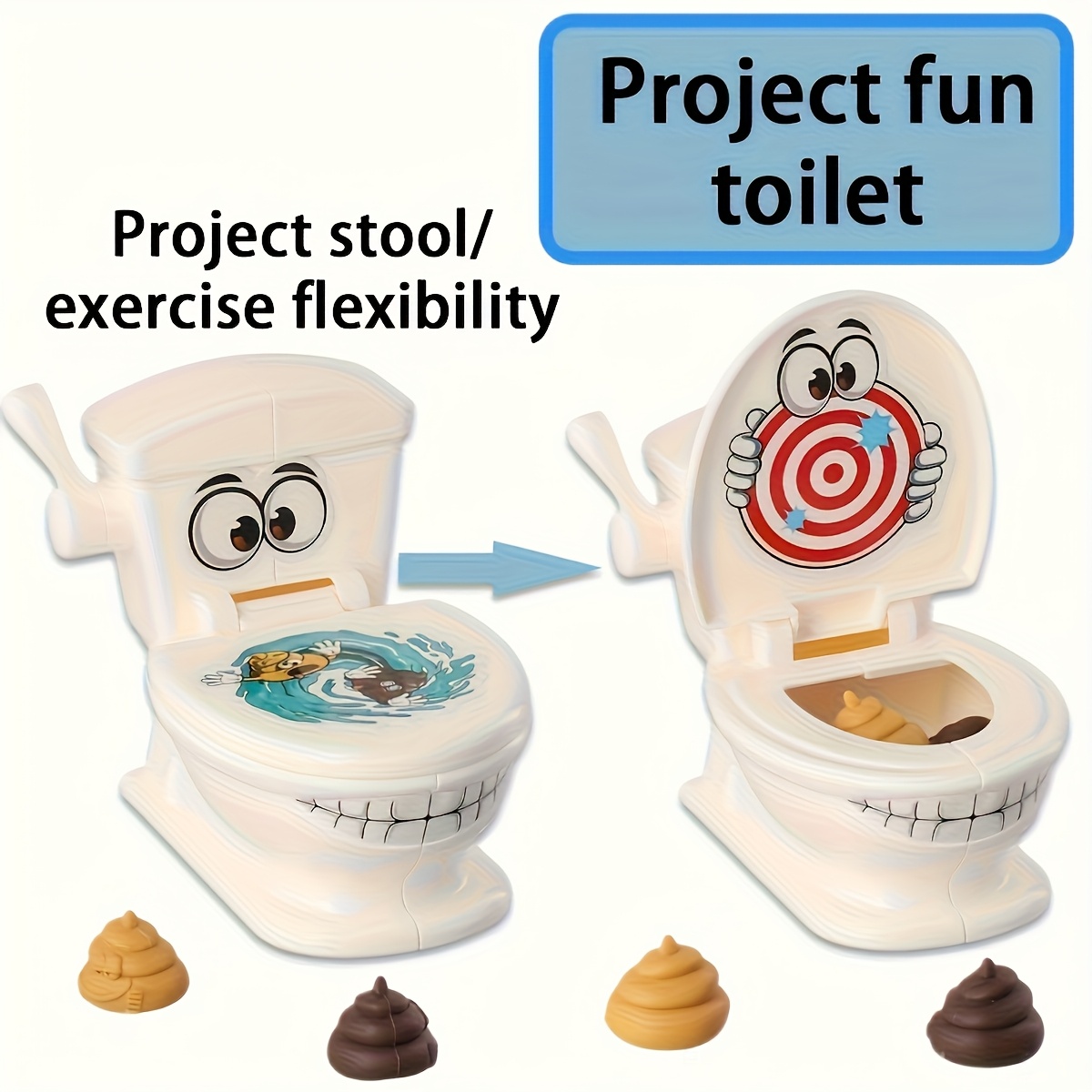 Mini-toilet Anti-stressspeelgo - Party Games Console recensie en prijs