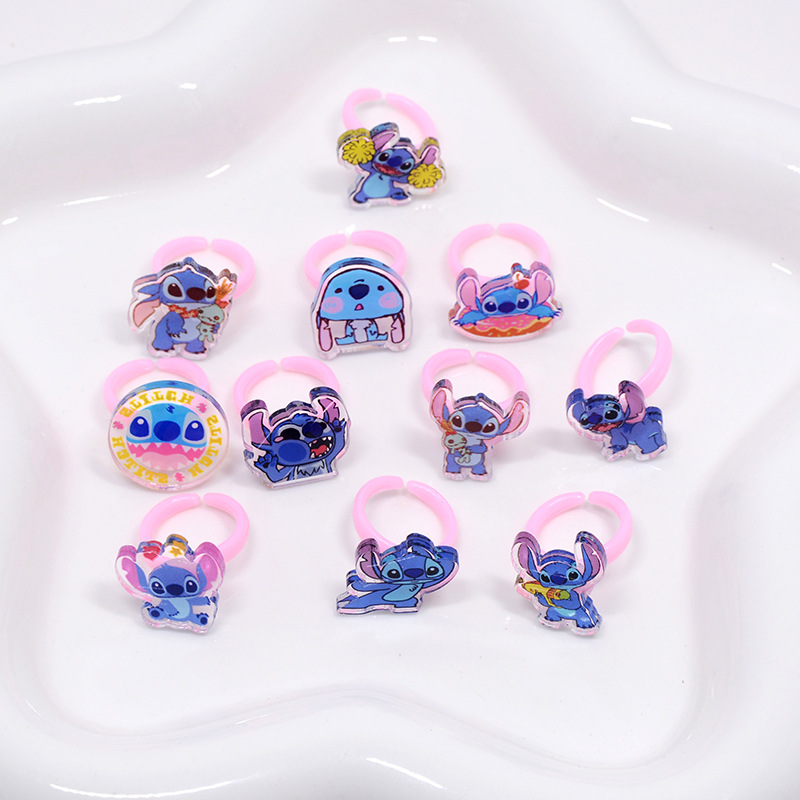 Stitch Acryl Ring 10/20 stuks  - Party Games Kids recensie en prijs
