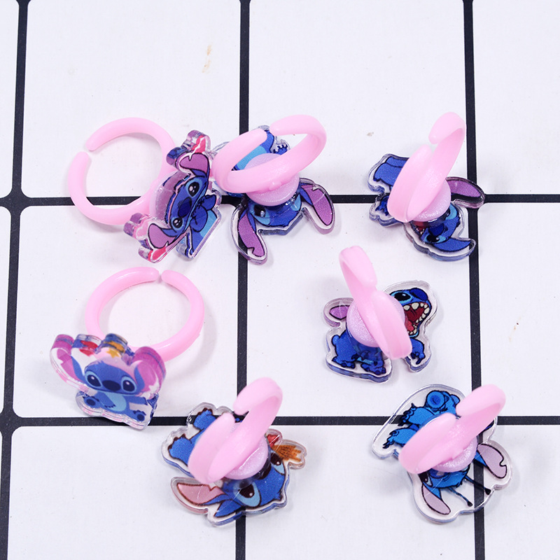 Stitch Acryl Ring 10/20 stuks  - Party Games Kids recensie en prijs