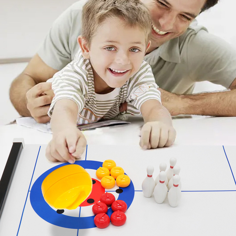 Nieuw Mini Curling & Bowling T - Party Games Console recensie en prijs