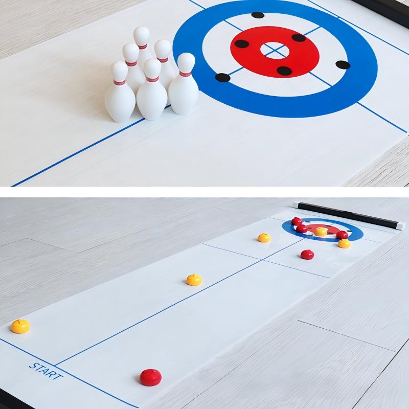 Nieuw Mini Curling & Bowling T - Party Games Console recensie en prijs