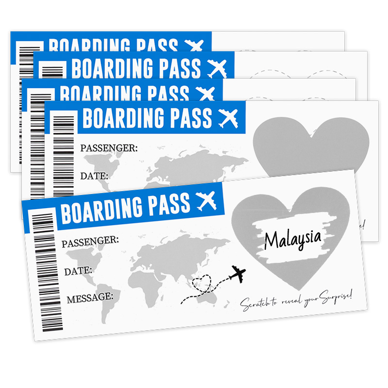 1Set Boarding Pass Thema Scrat - Party Games Game Pass recensie en prijs