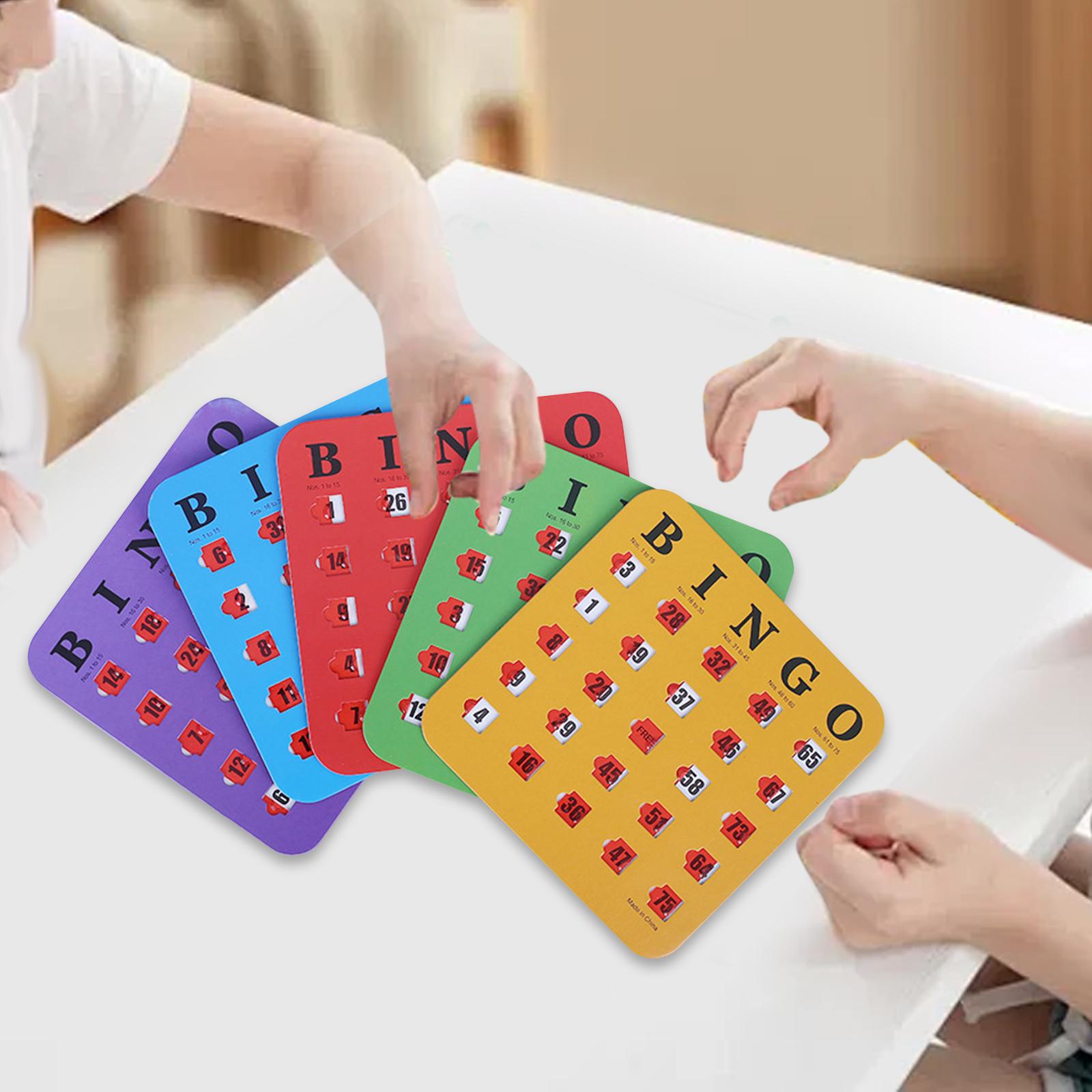 5-delig groot bedrukt bingokar - Party Games Large Groups recensie en prijs