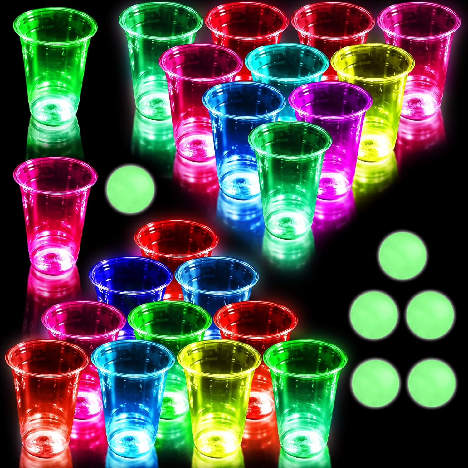 Gloeiend Feest Bier Pong Spel  - Party Games Jenga recensie en prijs