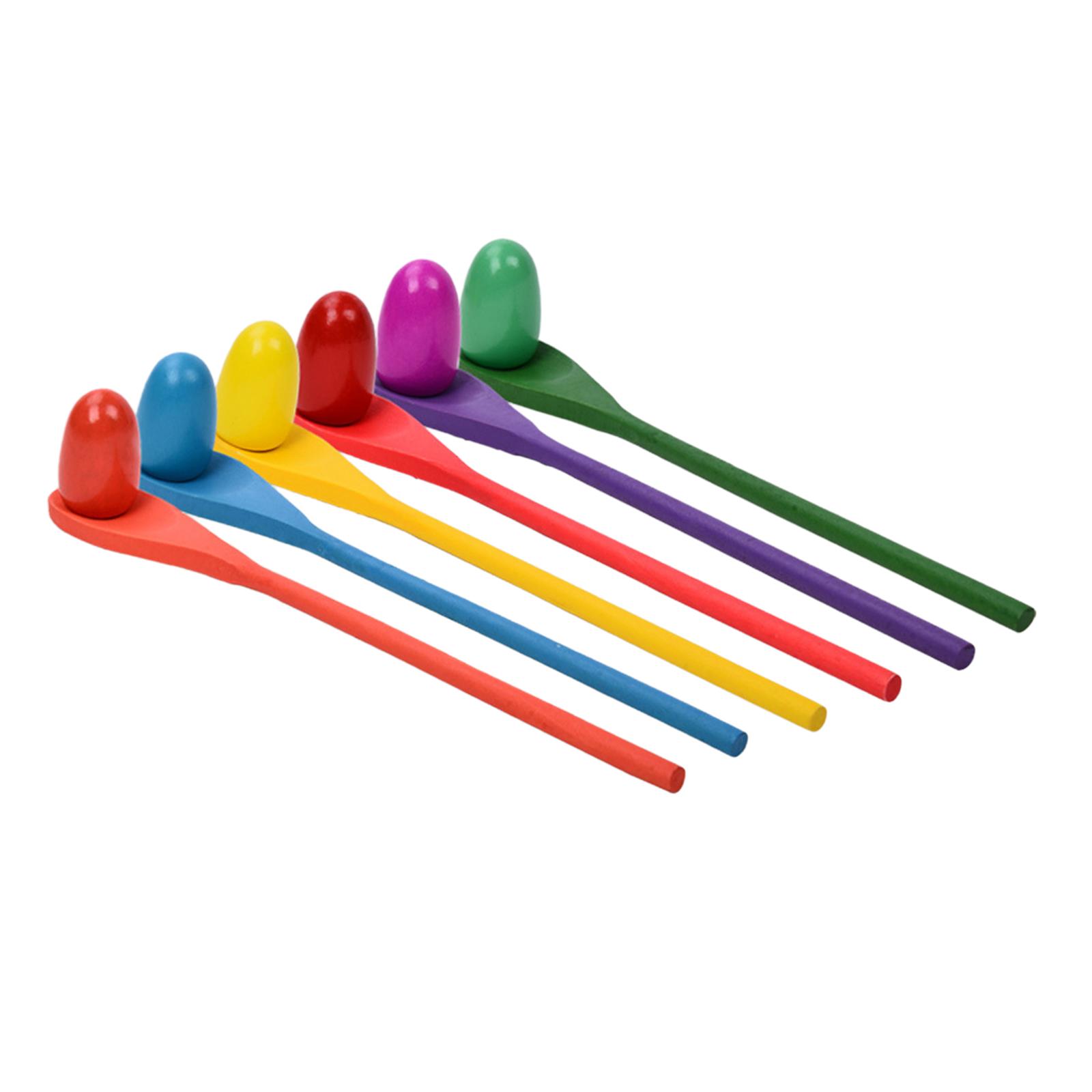 6 stuks Eierlepel Racespel Han - Party Games Egg recensie en prijs