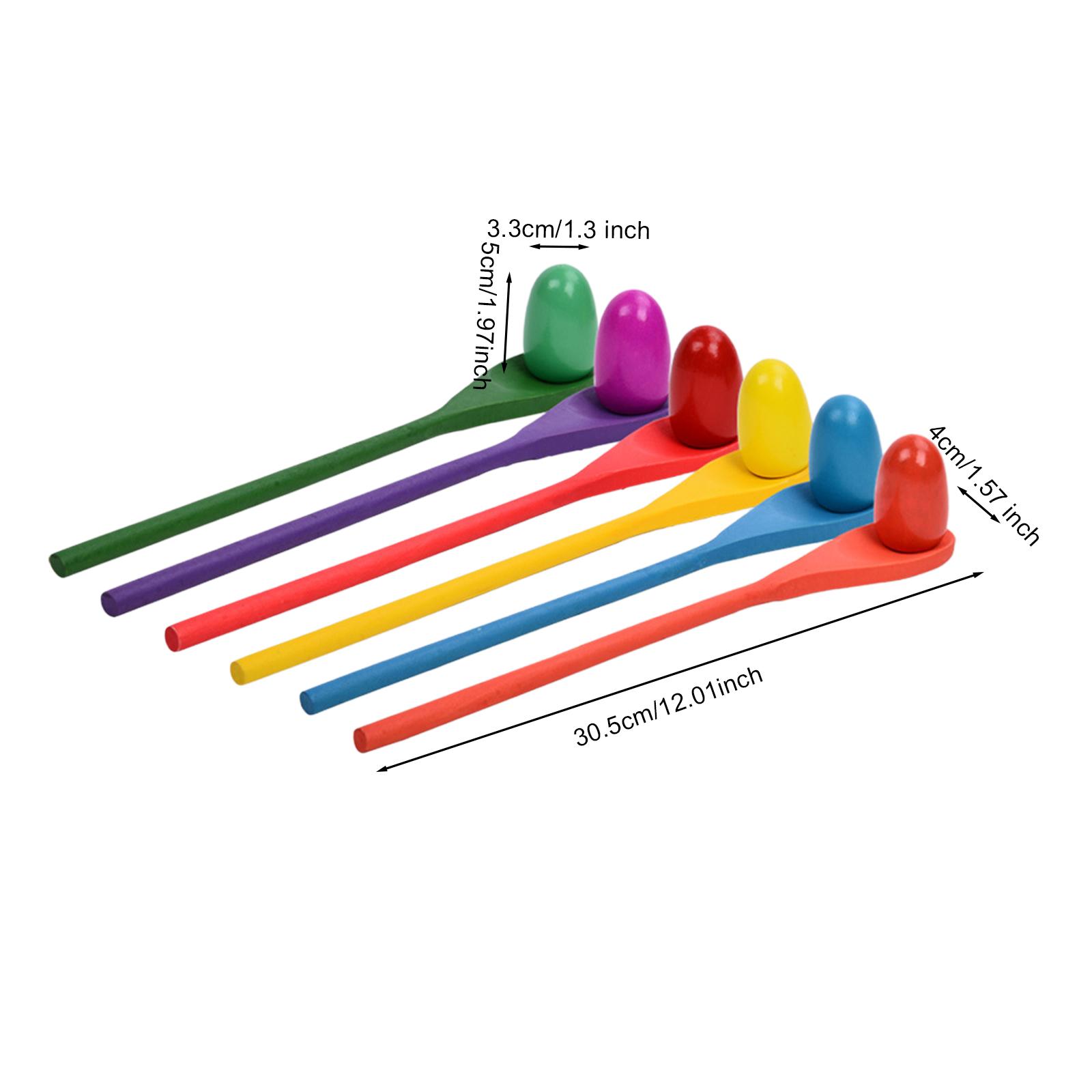 6 stuks Eierlepel Racespel Han - Party Games Egg recensie en prijs