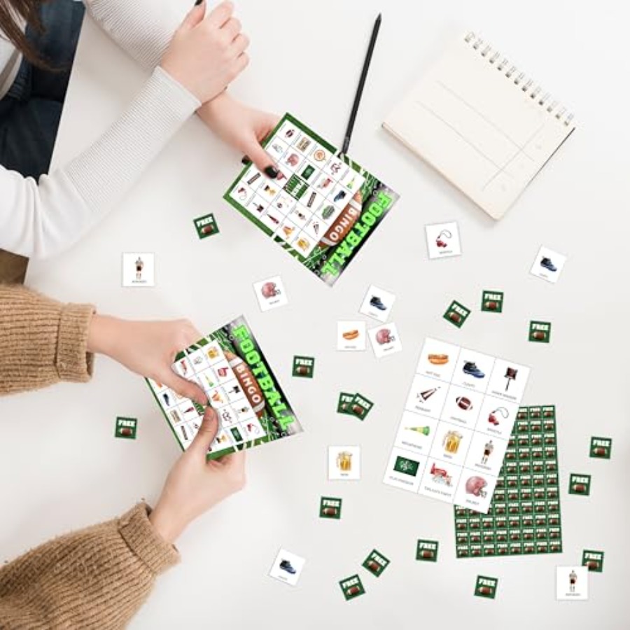 Voetbal Bingo Spelkaart, Voetb - Party Games For Adults Large Group recensie en prijs