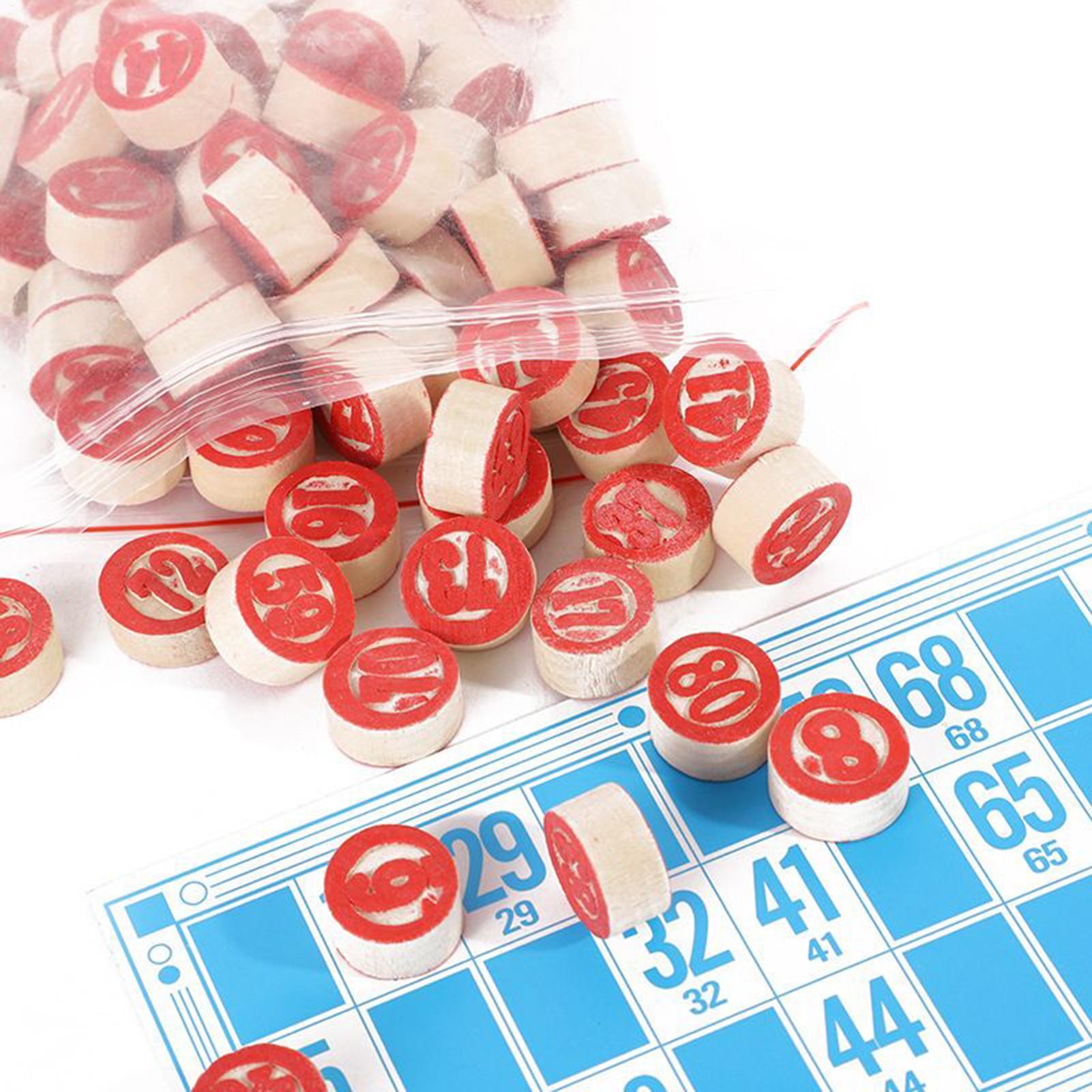 Bingokaartspel Vintage houten  - Party Games Large Groups recensie en prijs