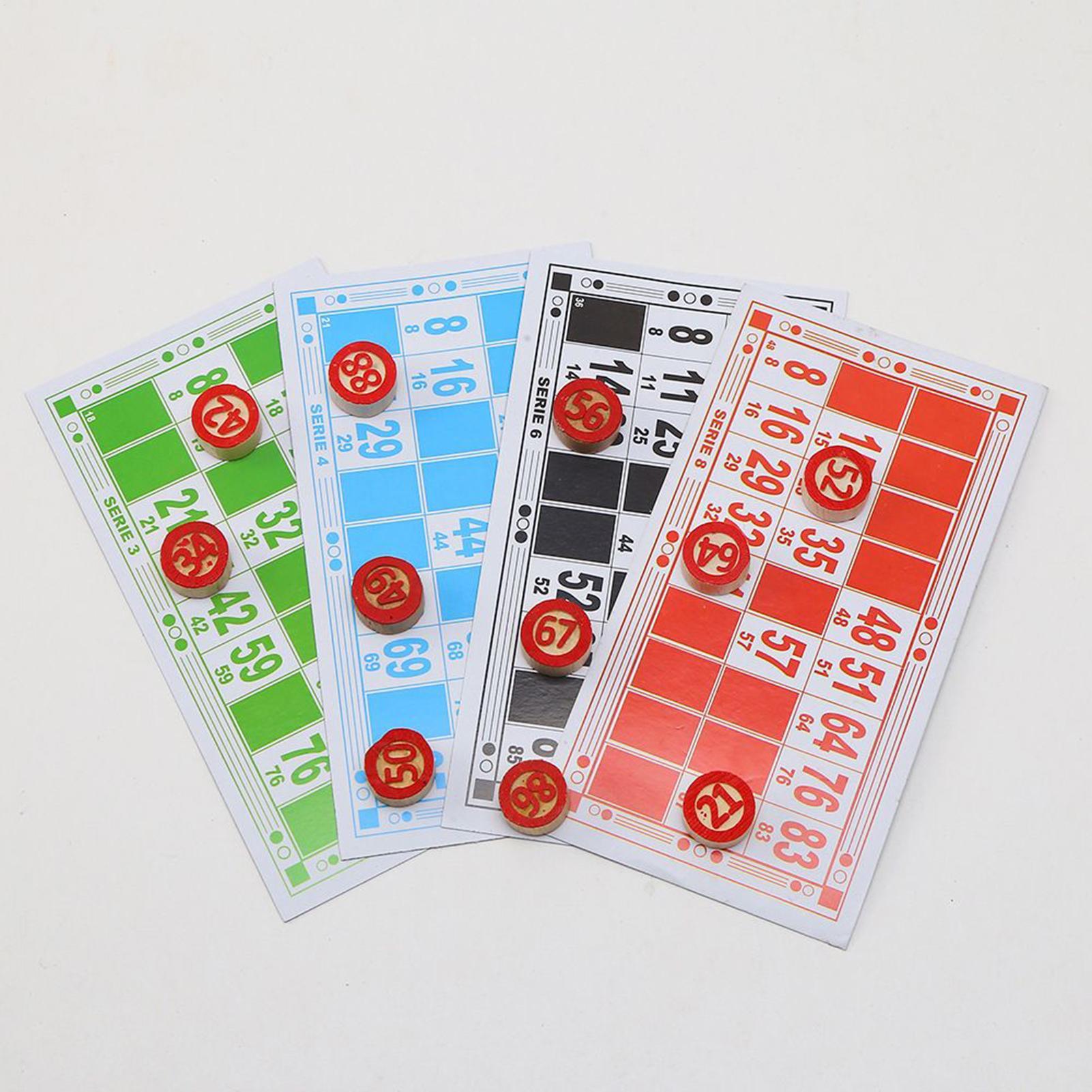 Bingokaartspel Vintage houten  - Party Games Large Groups recensie en prijs